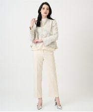 PRKEE05290 CHRISTIAN AUJARD(クリスチャン・オジャール) フラワーチュールレースカットソー アイボリー