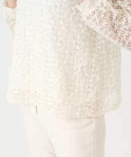 PRKEE05290 CHRISTIAN AUJARD(クリスチャン・オジャール) フラワーチュールレースカットソー アイボリー