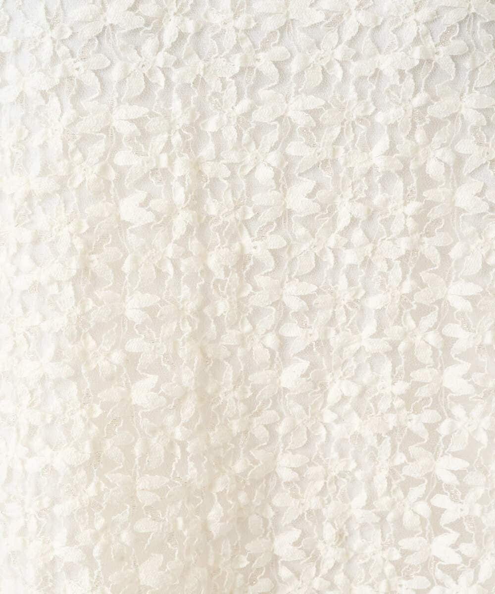 PRKEE05290 CHRISTIAN AUJARD(クリスチャン・オジャール) フラワーチュールレースカットソー アイボリー