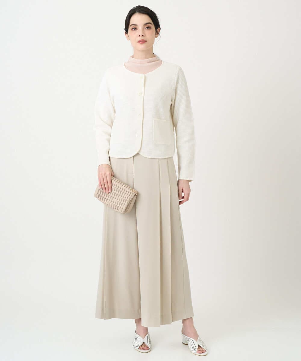 PRKEE17180 CHRISTIAN AUJARD(クリスチャン・オジャール) 長袖ラメチュールカットソー ピンク