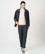 PRKEE17180 CHRISTIAN AUJARD(クリスチャン・オジャール) 長袖ラメチュールカットソー ピンク