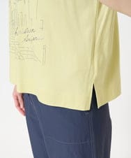 PRKGA47200 CHRISTIAN AUJARD(クリスチャン・オジャール) PARIS風景プリントTシャツ グリーン
