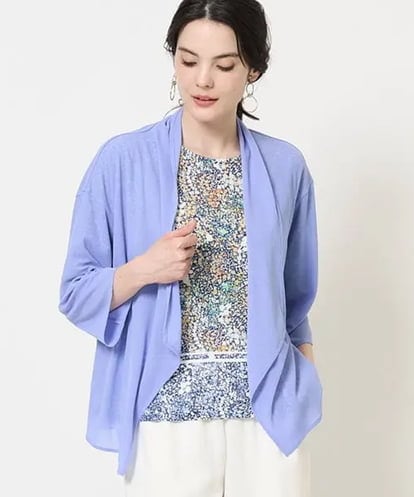 PRKGA68270 CHRISTIAN AUJARD [接触冷感･吸汗速乾/アンサンブル対応]カットソー羽織り