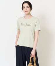 PRKGC61200 CHRISTIAN AUJARD(クリスチャン・オジャール) ロゴモチーフTシャツ グリーン