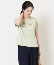 PRKGC61200 CHRISTIAN AUJARD(クリスチャン・オジャール) ロゴモチーフTシャツ グリーン
