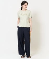PRKGC61200 CHRISTIAN AUJARD(クリスチャン・オジャール) ロゴモチーフTシャツ グリーン