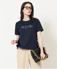 PRKGC61200 CHRISTIAN AUJARD(クリスチャン・オジャール) ロゴモチーフTシャツ ネイビー