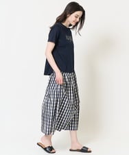 PRKGC61200 CHRISTIAN AUJARD(クリスチャン・オジャール) ロゴモチーフTシャツ ネイビー