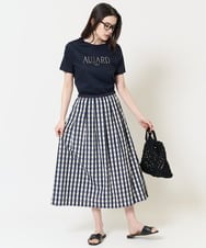PRKGC61200 CHRISTIAN AUJARD(クリスチャン・オジャール) ロゴモチーフTシャツ ネイビー