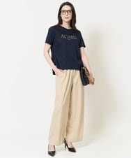 PRKGC61200 CHRISTIAN AUJARD(クリスチャン・オジャール) ロゴモチーフTシャツ ネイビー