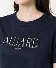 PRKGC61200 CHRISTIAN AUJARD(クリスチャン・オジャール) ロゴモチーフTシャツ ネイビー