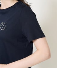 PRKGC61200 CHRISTIAN AUJARD(クリスチャン・オジャール) ロゴモチーフTシャツ ネイビー