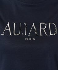 PRKGC61200 CHRISTIAN AUJARD(クリスチャン・オジャール) ロゴモチーフTシャツ ネイビー