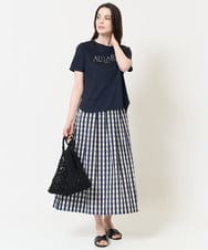 PRKGC61200 CHRISTIAN AUJARD(クリスチャン・オジャール) ロゴモチーフTシャツ ネイビー