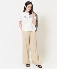 PRKGC61200 CHRISTIAN AUJARD(クリスチャン・オジャール) ロゴモチーフTシャツ ホワイト