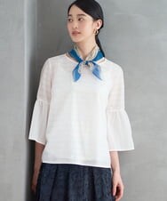 PRKGD24270 CHRISTIAN AUJARD(クリスチャン・オジャール) シアーボーダーカットソー ホワイト