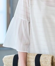 PRKGD24270 CHRISTIAN AUJARD(クリスチャン・オジャール) シアーボーダーカットソー ホワイト