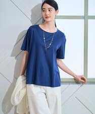 PRKGD28210 CHRISTIAN AUJARD(クリスチャン・オジャール) スムースフレアーカットソー ブルー