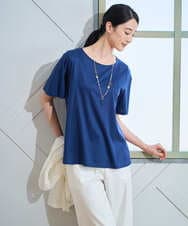 PRKGD28210 CHRISTIAN AUJARD(クリスチャン・オジャール) スムースフレアーカットソー ブルー