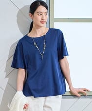 PRKGD28210 CHRISTIAN AUJARD(クリスチャン・オジャール) スムースフレアーカットソー ブルー