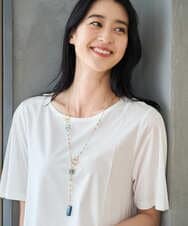 PRKGD28210 CHRISTIAN AUJARD(クリスチャン・オジャール) スムースフレアーカットソー ホワイト