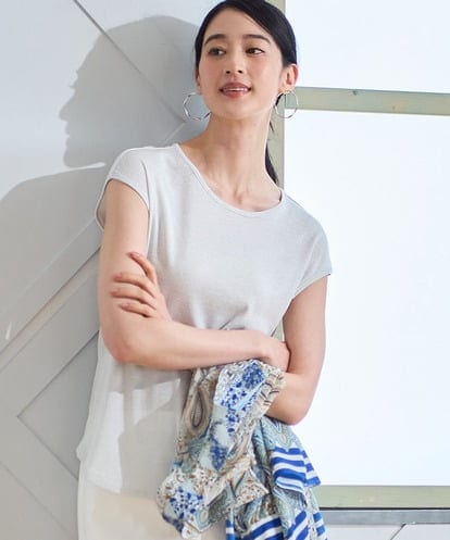 PRKGD29140 CHRISTIAN AUJARD ラメフライスカットソー