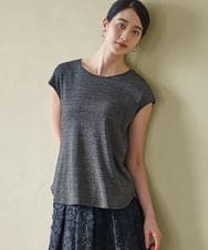 PRKGD29140 CHRISTIAN AUJARD(クリスチャン・オジャール) ラメフライスカットソー ブラック