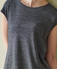 PRKGD29140 CHRISTIAN AUJARD(クリスチャン・オジャール) ラメフライスカットソー ブラック