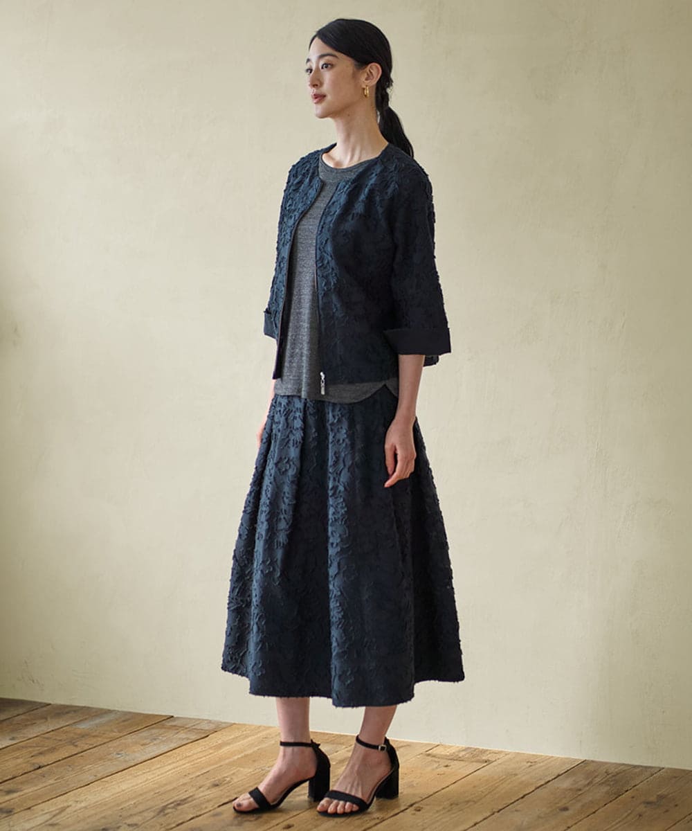 PRKGD29140 CHRISTIAN AUJARD(クリスチャン・オジャール) ラメフライスカットソー ブラック