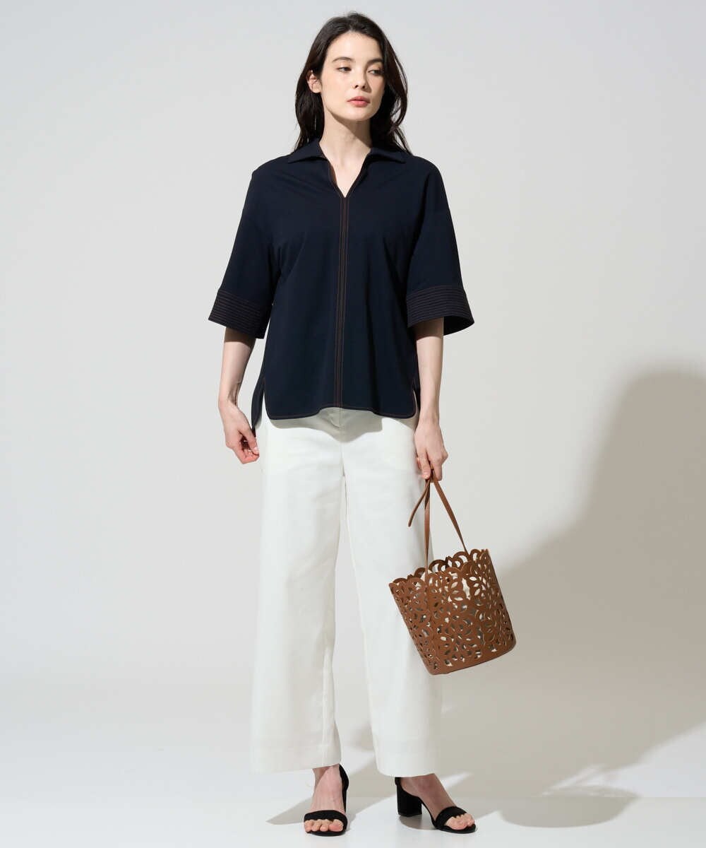 PRKGD42330 CHRISTIAN AUJARD(クリスチャン・オジャール) [セットアップ対応]ドライタッチジャージートップス ネイビー