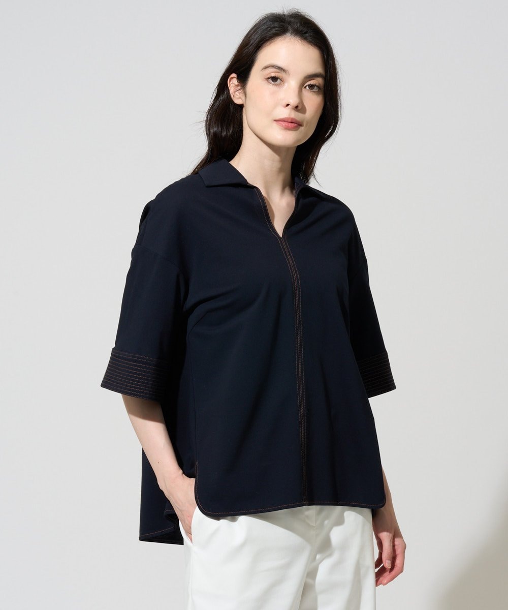 PRKGD42330 CHRISTIAN AUJARD(クリスチャン・オジャール) [セットアップ対応]ドライタッチジャージートップス ネイビー