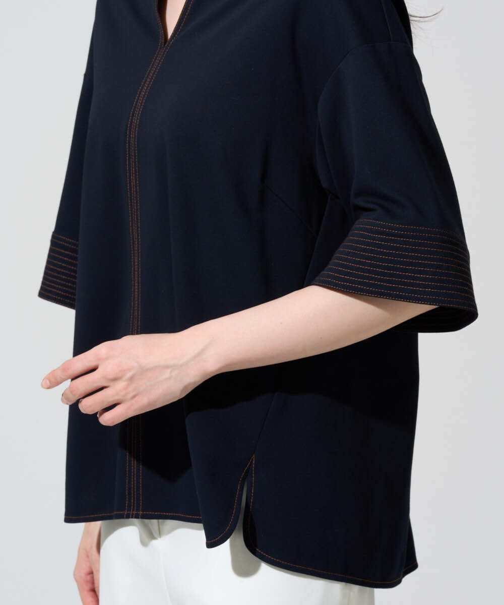 PRKGD42330 CHRISTIAN AUJARD(クリスチャン・オジャール) [セットアップ対応]ドライタッチジャージートップス ネイビー