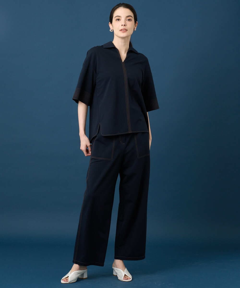 PRKGD42330 CHRISTIAN AUJARD(クリスチャン・オジャール) [セットアップ対応]ドライタッチジャージートップス ネイビー