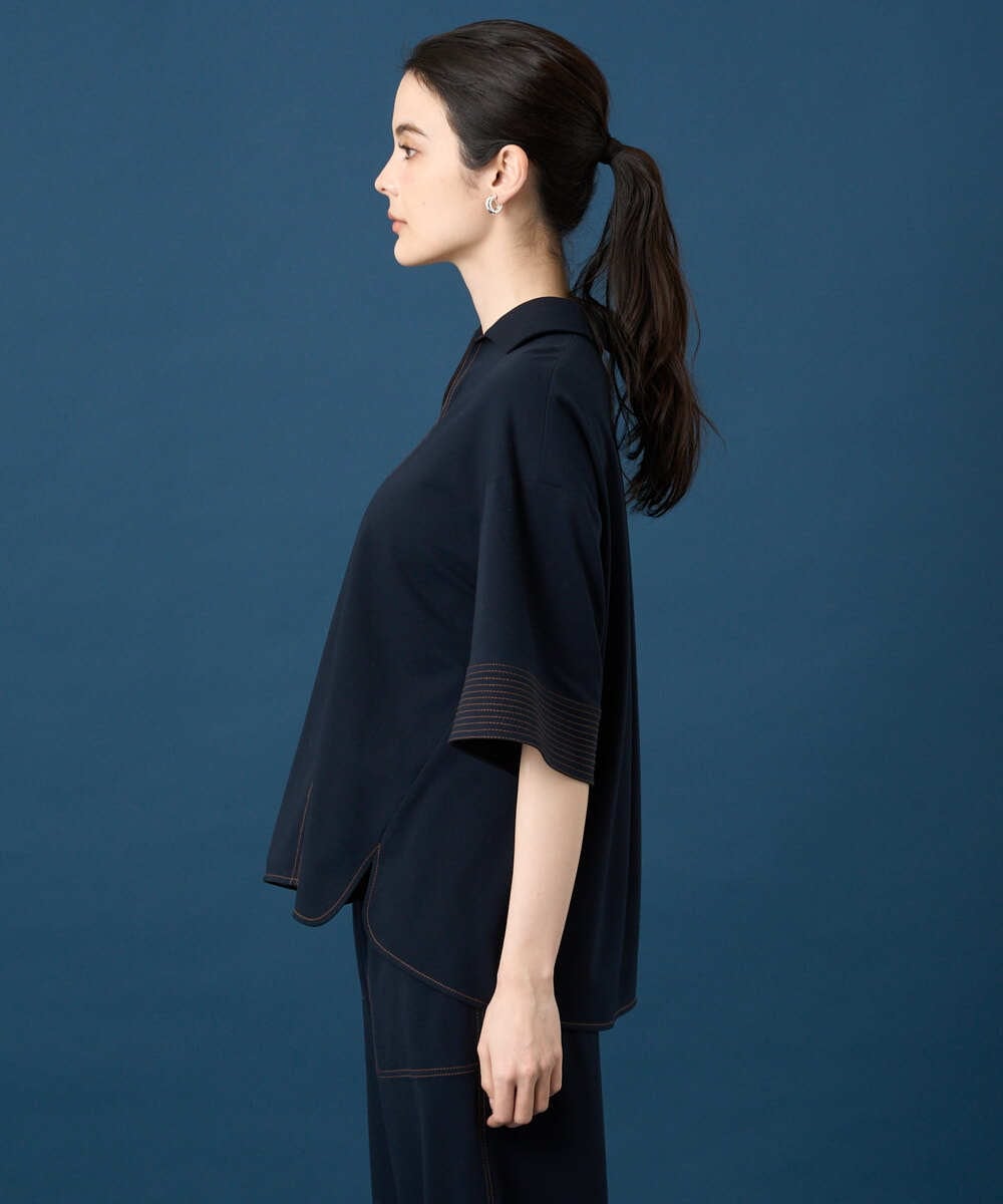 PRKGD42330 CHRISTIAN AUJARD(クリスチャン・オジャール) [セットアップ対応]ドライタッチジャージートップス ネイビー