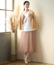 PRKGD43180 CHRISTIAN AUJARD(クリスチャン・オジャール) [接触冷感]ドライコットンカットソー ホワイト