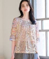 PRKGD54290 CHRISTIAN AUJARD(クリスチャン・オジャール) ゴールドオーナメントサラサトップス ゴールド系