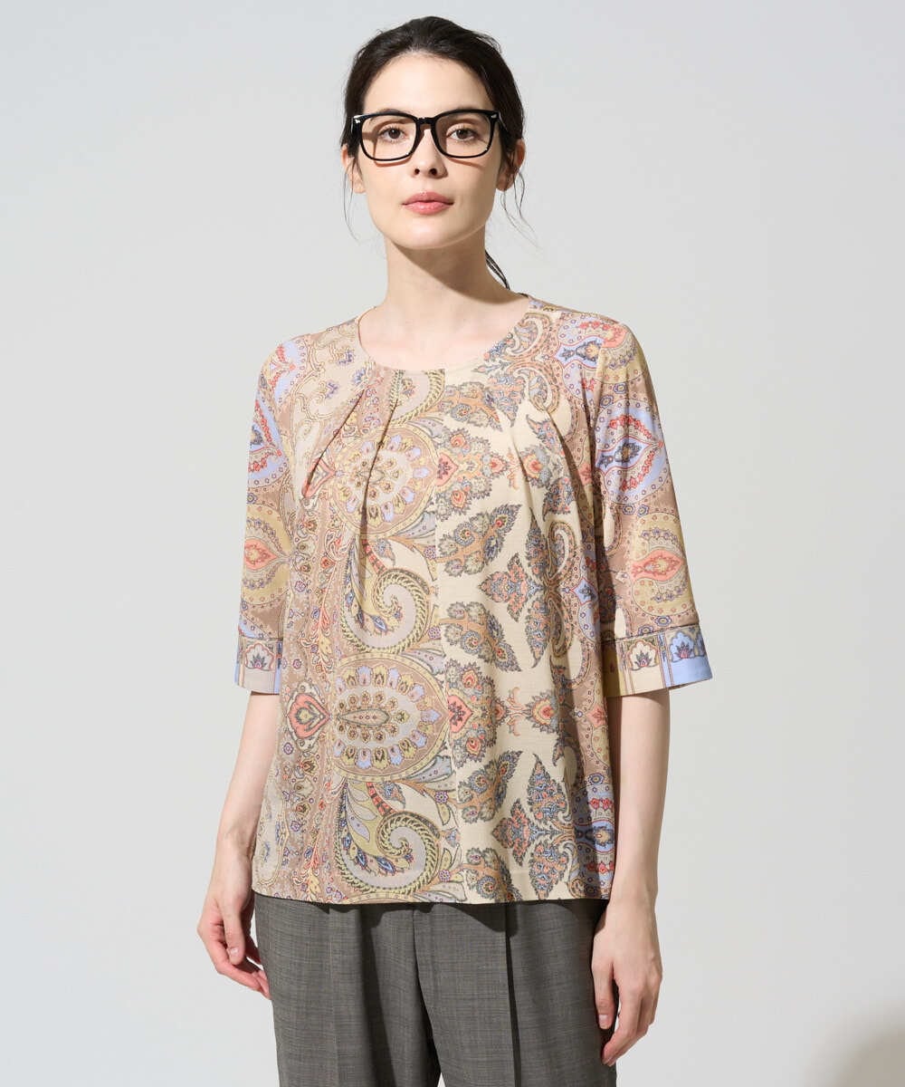 PRKGD54290 CHRISTIAN AUJARD(クリスチャン・オジャール) ゴールドオーナメントサラサトップス ゴールド系