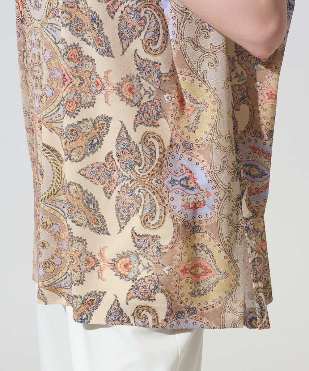 PRKGD55330 CHRISTIAN AUJARD(クリスチャン・オジャール) ゴールドオーナメントサラサカットソー ゴールド系