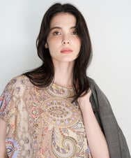 PRKGD55330 CHRISTIAN AUJARD(クリスチャン・オジャール) ゴールドオーナメントサラサカットソー ゴールド系