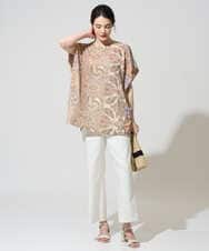 PRKGD55330 CHRISTIAN AUJARD(クリスチャン・オジャール) ゴールドオーナメントサラサカットソー ゴールド系