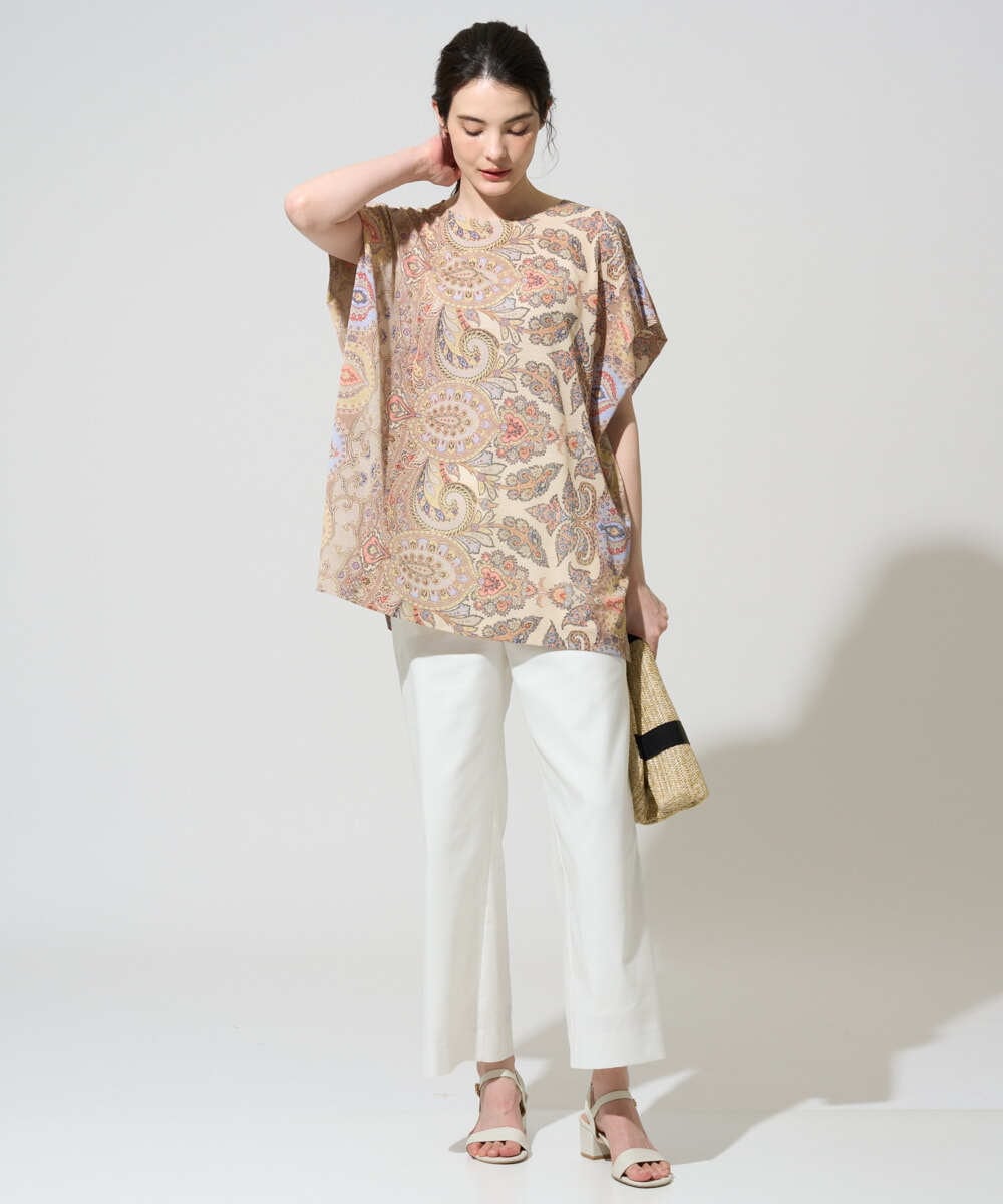 PRKGD55330 CHRISTIAN AUJARD(クリスチャン・オジャール) ゴールドオーナメントサラサカットソー ゴールド系