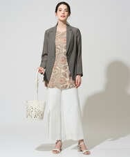 PRKGD55330 CHRISTIAN AUJARD(クリスチャン・オジャール) ゴールドオーナメントサラサカットソー ゴールド系