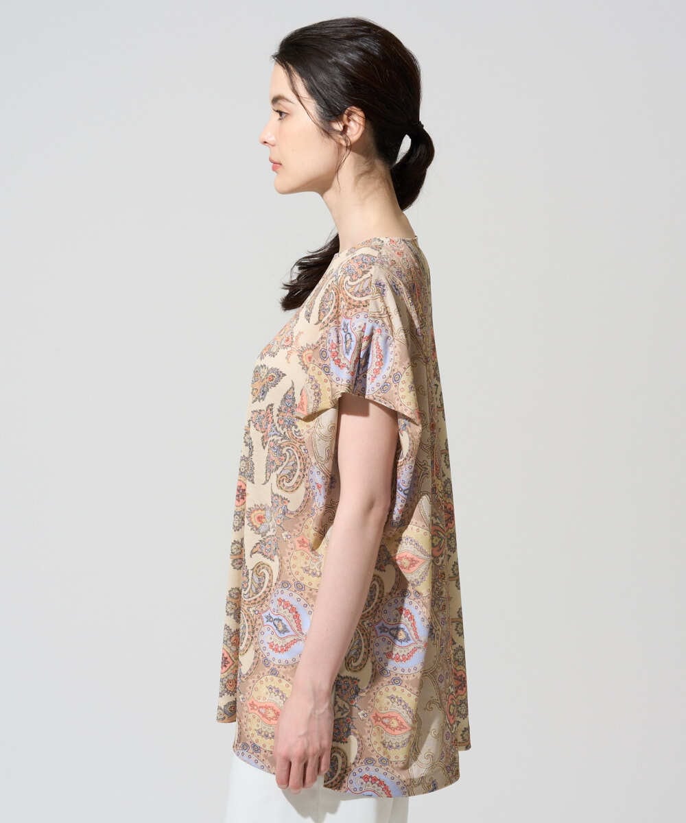 PRKGD55330 CHRISTIAN AUJARD(クリスチャン・オジャール) ゴールドオーナメントサラサカットソー ゴールド系