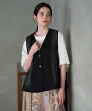 PRKGD57270 CHRISTIAN AUJARD(クリスチャン・オジャール) 刺繍スリーブプルオーバー ホワイト