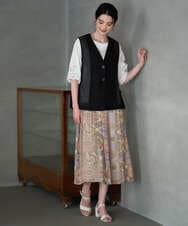 PRKGD57270 CHRISTIAN AUJARD(クリスチャン・オジャール) 刺繍スリーブプルオーバー ホワイト