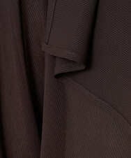 PRKGD61270 CHRISTIAN AUJARD(クリスチャン・オジャール) [シワになりにくい]シアーストライプ羽織り ブラウン