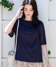 PRKGD62230 CHRISTIAN AUJARD(クリスチャン・オジャール) ドレープカットソー ネイビー