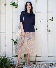 PRKGD62230 CHRISTIAN AUJARD(クリスチャン・オジャール) ドレープカットソー ネイビー