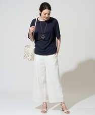 PRKGD62230 CHRISTIAN AUJARD(クリスチャン・オジャール) ドレープカットソー ネイビー