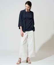 PRKGD62230 CHRISTIAN AUJARD(クリスチャン・オジャール) ドレープカットソー ネイビー